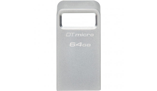 "STICK 64GB USB 3.2 Kingston DataTraveler Micro Silver"