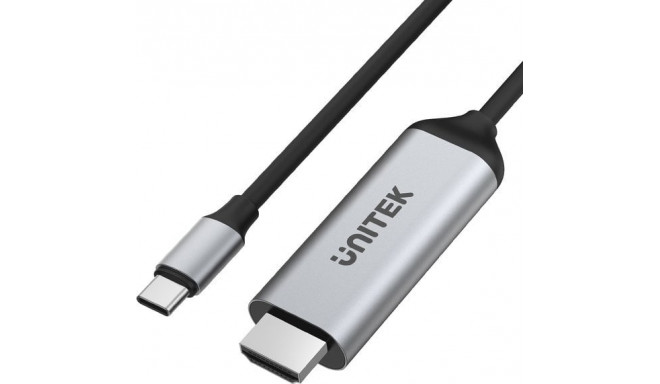 Unitek USB-C - HDMI Cable 1.8 m Silver (V1423A)