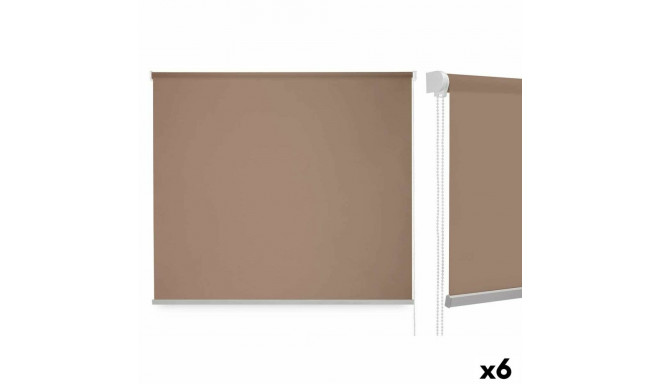 Roller blinds 120 x 180 cm Beige Cloth Plastic (6 Units)