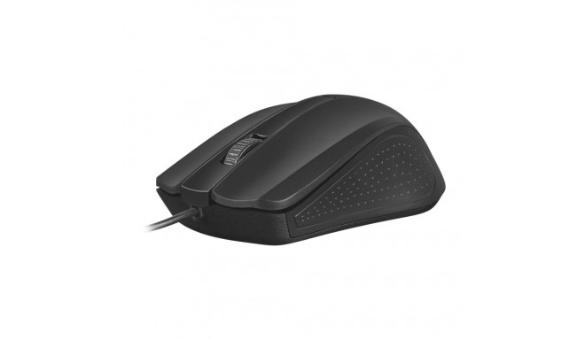 NATEC Optical mouse Snipe 1200DPI 1.8m black