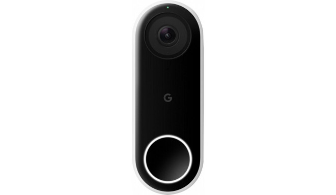 Google Nest Hello Video Doorbell, черный