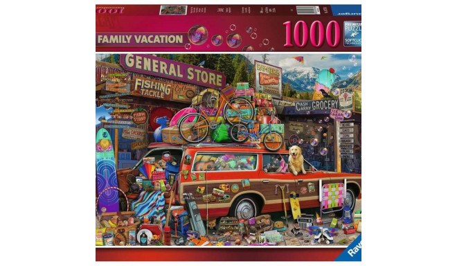Puzzle 2D 1000 elements: Family vacation