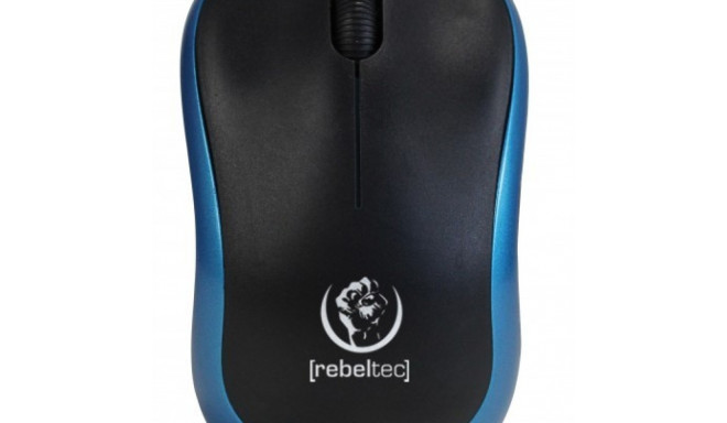 Wireless optical mouse Rebeltec METEOR blue