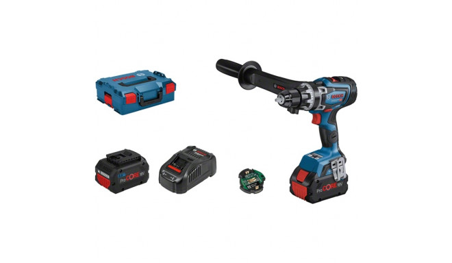 Bosch cordless drill BITURBO GSR 18V-150 C Professional, 18V (blue/black, 2x battery ProCORE18V 8.0A