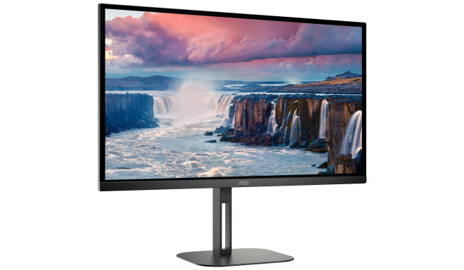 AOC Q27V5N/BK, LED monitor - 27 -  black, HDMI, DisplayPort, Free-Sync, Pivot, HDR