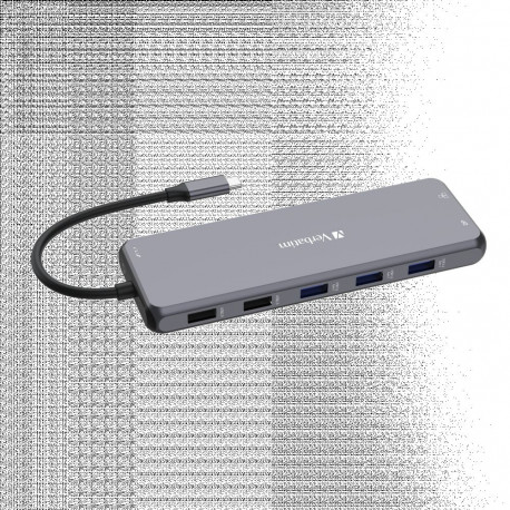 Port replikaator Verbatim CMH-13 USB-C Pro Multiport Hub 6xUSB-A/2xUSB-C Power Delivery 85W/2xHDMI 8