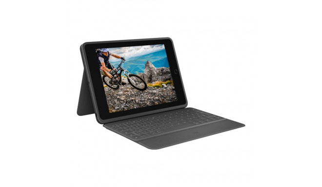 LOGITECH Rugged Folio Keyboard and folio case Apple Smart connector QWERTY Danish/Finnish/Norwegian/