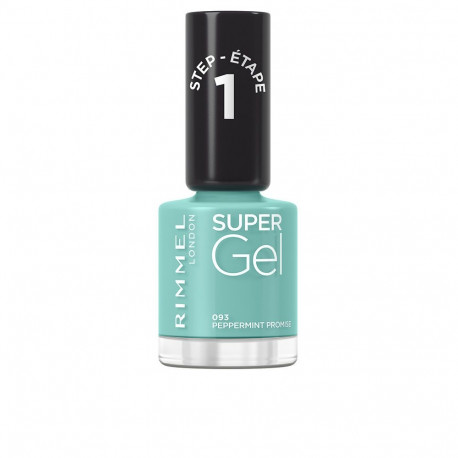 RIMMEL LONDON SUPER GEL esmalte de uñas #093-peppermint promise 12 ml