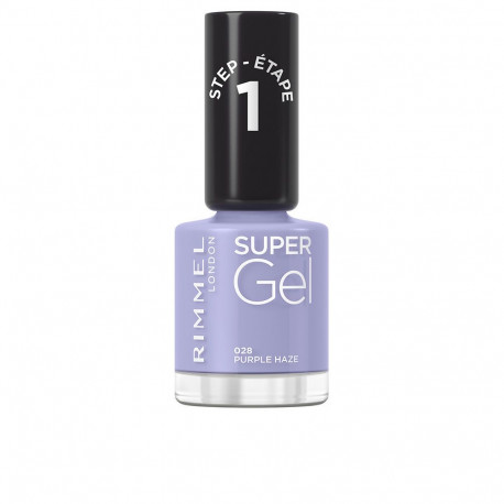 RIMMEL LONDON SUPER GEL esmalte de uñas #028-purple haze 12 ml