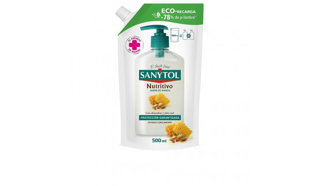 SANYTOL JABÓN DE MANOS antibacteriano nutritivo recambio eco pack 500 ml