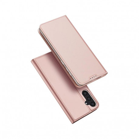 Kaitseümbris kaanega Skin Pro, Samsung Galaxy S24+, roosakuldne, Dux Ducis
