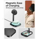 Juhtmevaba laadimisalus ArcField MagFit Dual, iPhone (MagSafe) + AirPods, must, PF2100, Spigen