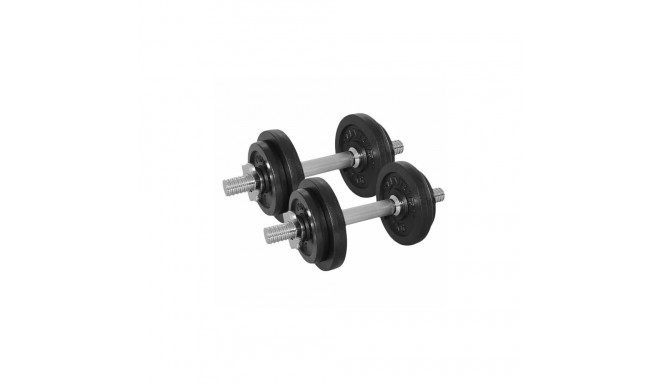 Tunturi Dumbellset hantlikomplekt 20kg, 2tk