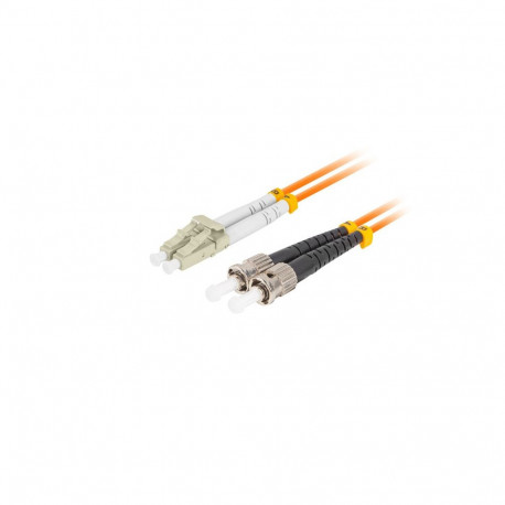FIBER OPTIC PATCHCORD MM ST/UPC-LC/UPC DUPLEX 1M LSZH OM2 50/125 3.0MM ORANGE LANBERG