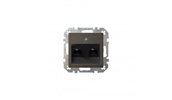 SOCKET COMP ĮKL-002-01 2POINTS BLACK EPS