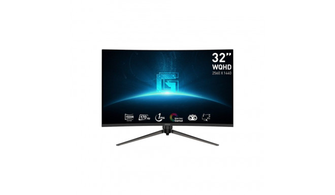 MSI G32CQ5P arvutimonitor 80 cm (31,5") 2560 x 1440 pikslit Wide Quad HD LCD must