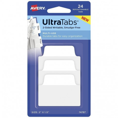 Bookmark 50.8x38mm AVERY white 24 pcs in a pack