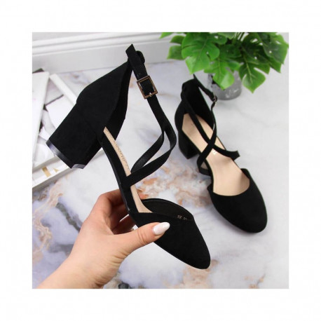 Sergio Leone W SK365A black strappy sandals (40)