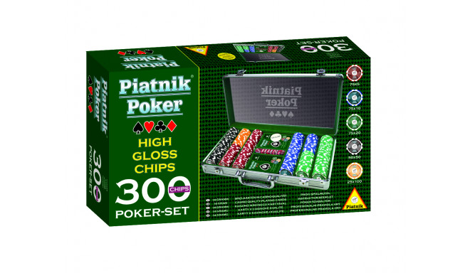 PIATNIK Poker set 300 Chips