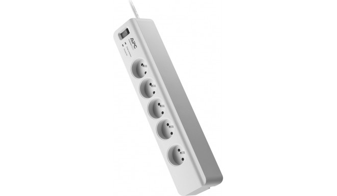 APC Essential surge protection power strip 5 sockets 1.8 m white (PM5-FR)