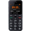 myPhone Halo Easy mobile phone Black and silv