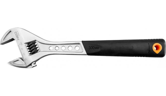 Neo Swedish type adjustable wrench 300mm rubber handle (03-013)