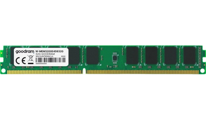 GoodRAM DDR4 32GB 3200MHz ECC UDIMM DRx8