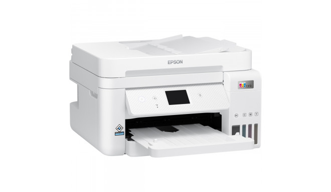 Epson EcoTank ET-4856, multifunction printer (white, scan, copy, fax, USB, LAN, WLAN)