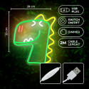 Neon PLEXI LED JURASSIC DINO green FLNJ02 Forever Light