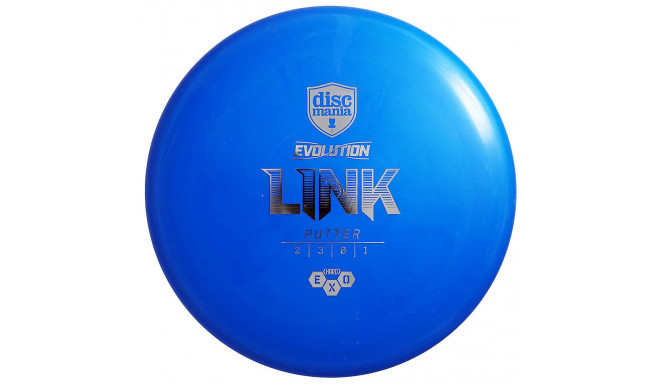 Discgolf DISCMANIA Putter HARD EXO LINK Evolution Sinine 2/3/0/1