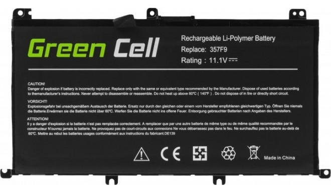 Green Cell 357F9 aku Dell Inspiron 15-le, 4200mAh, 11.1V