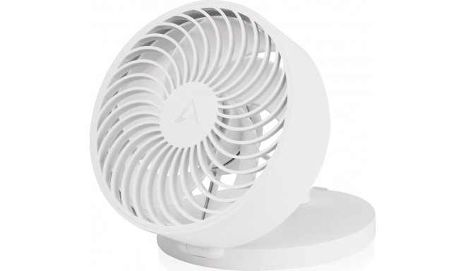 Arctic Table USB Fan with built-in battery, white