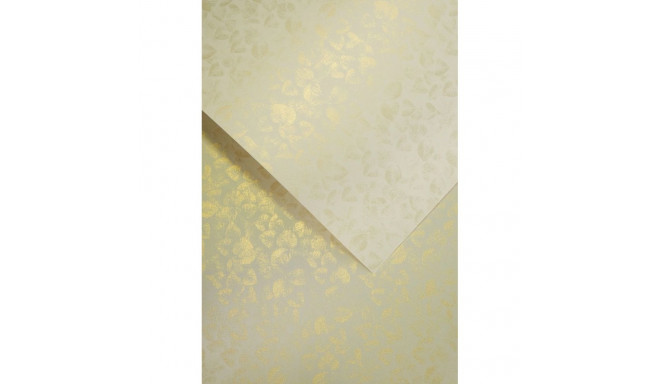 Disainpaber Leaves Cream A4, 250g/20lk