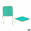 Chair cushion Green 38 x 2,5 x 38 cm (4 Units)