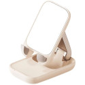 BASEUS Seashell folding phone stand (with mirror) pink BS-HP008