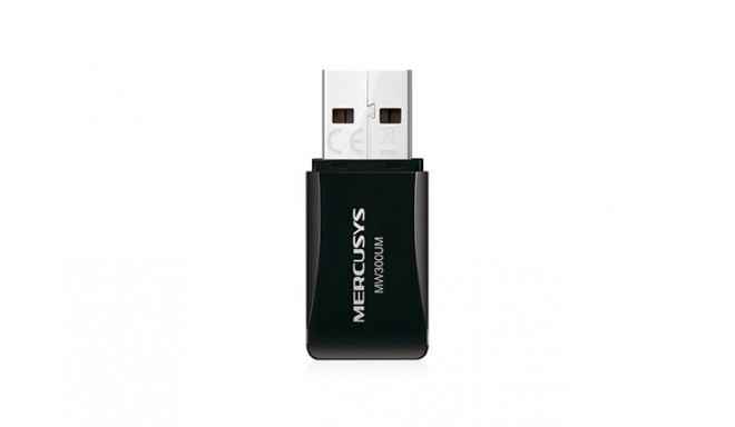 Mercusys wireless adapter 300Mbps USB Mini MW300UM