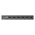 PremiumCord HDMI switch 4:1 support 8K@60Hz,4K@120Hz, 1080P, HDR, button and remote control