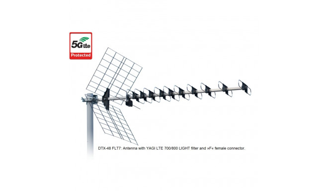 TV Antena ISKRA DTX-48 FLT7 Silver