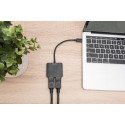 Digitus 2-Port MST Video Hub (USB-C™ -&gt; 2x DisplayPort)