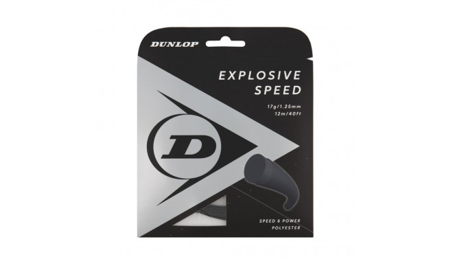 Strings for tennis racket DUNLOP EXPLOSIVE SPEED 17g/1,25mm 12m