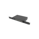 SWITCH LANBERG 24X 100MB POE+/2X COMBO RACK 19" GIGABIT ETHERNET 250W