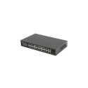 SWITCH LANBERG 24X 100MB POE+/2X COMBO RACK 19" GIGABIT ETHERNET 250W