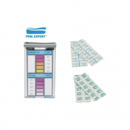 "testikomplekt kloor + pH - tabletid DPD1"