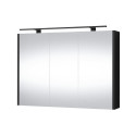 CABINET BATHROOM SV90DL-4 BLACK/GOLD OAK