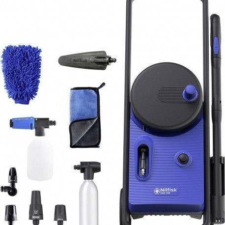 Nilfisk survepesur Core 140-8 PowerControl In-Hand PREMIUM CAR 1800W 474l/h, sinine