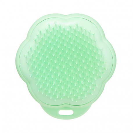 Pet Teezer green grooming brush for cats