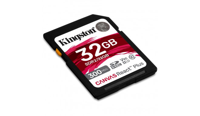"CARD 32GB Kingston Canvas React Plus XC 300MB/s"