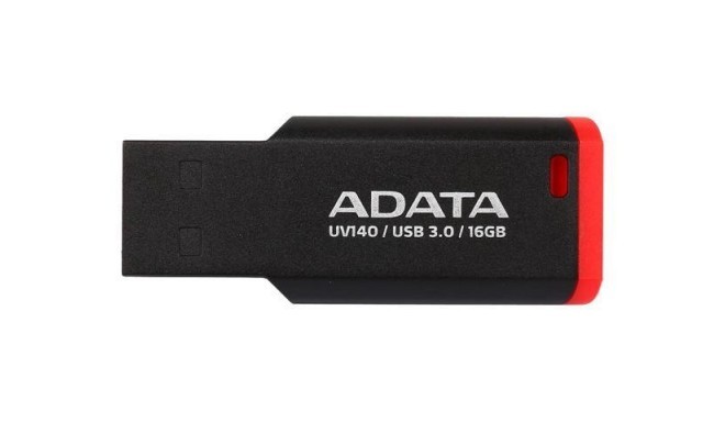 Adata mälupulk 16GB UV140 USB 3.1, must/punane