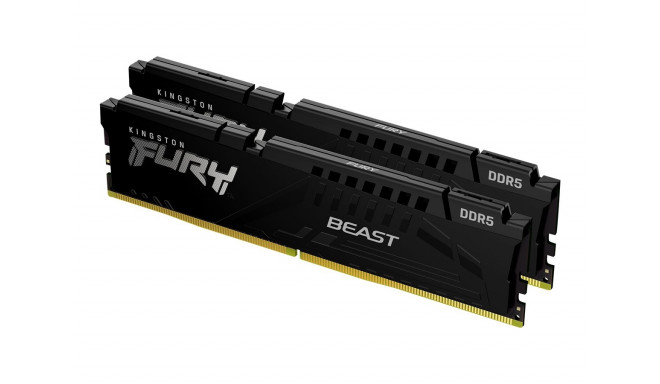 Kingston Fury Beast memory, DDR5, 64 GB, 5200MHz, CL40 (KF552C40BBK2-64)
