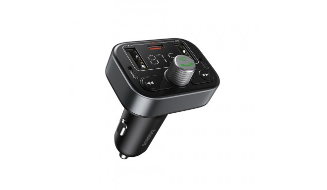 Auto Bluetooth 5.3 FM saatja 2xUSB + USB-C, must
